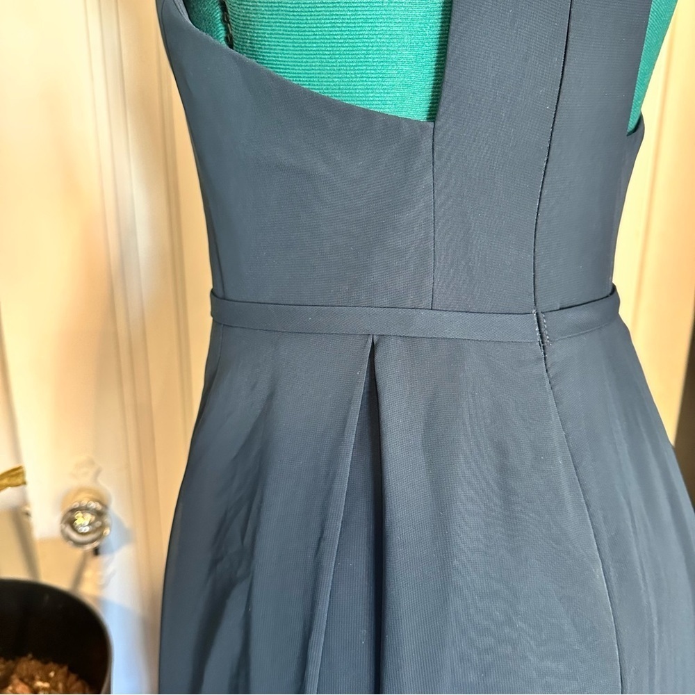 Azazie Deep Blue Maxi Dress - Picture 9 of 14